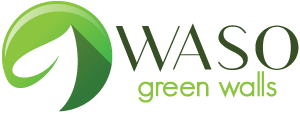 Logotipo de Waso Green Walls